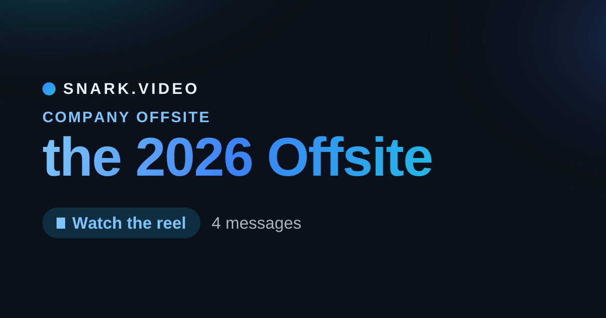 the 2026 Offsite