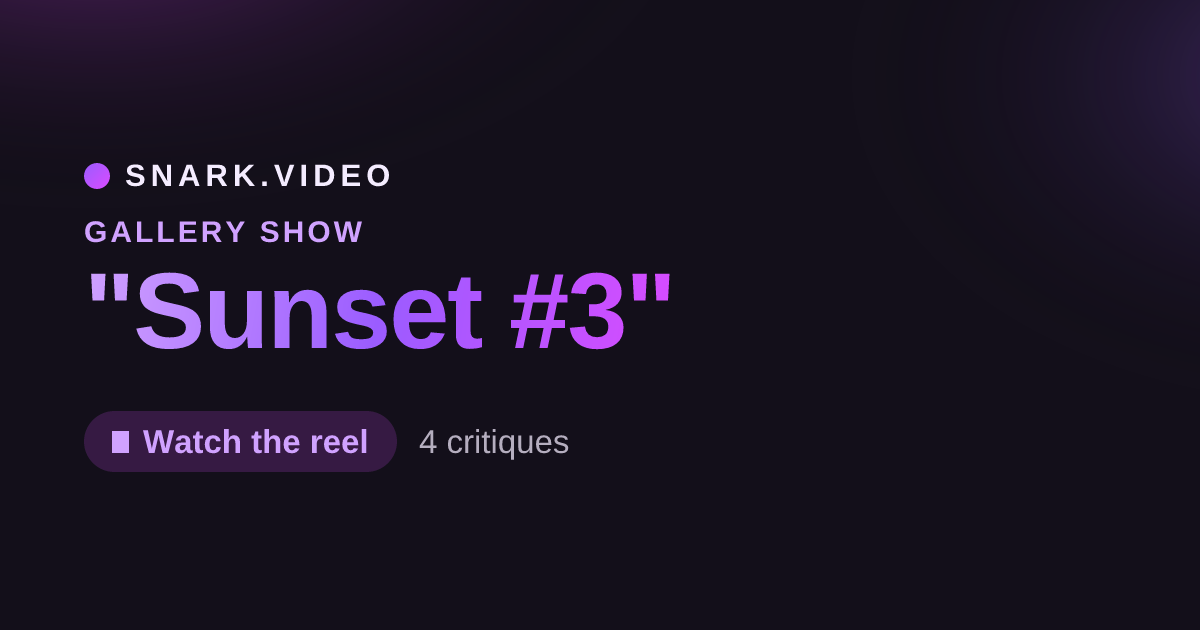 "Sunset #3"