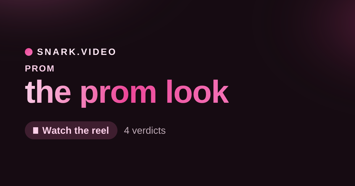 the prom look